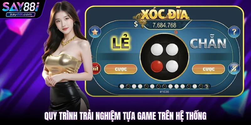 Quy trình trải nghiệm tựa game trên hệ thống