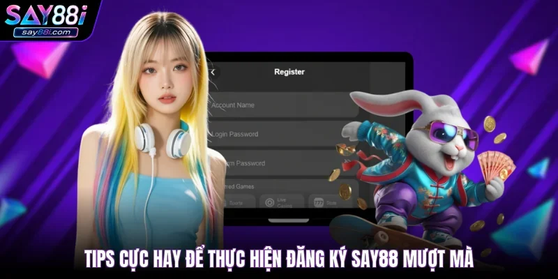 Tips cực hay để thực hiện đăng ký SAY88 mượt mà